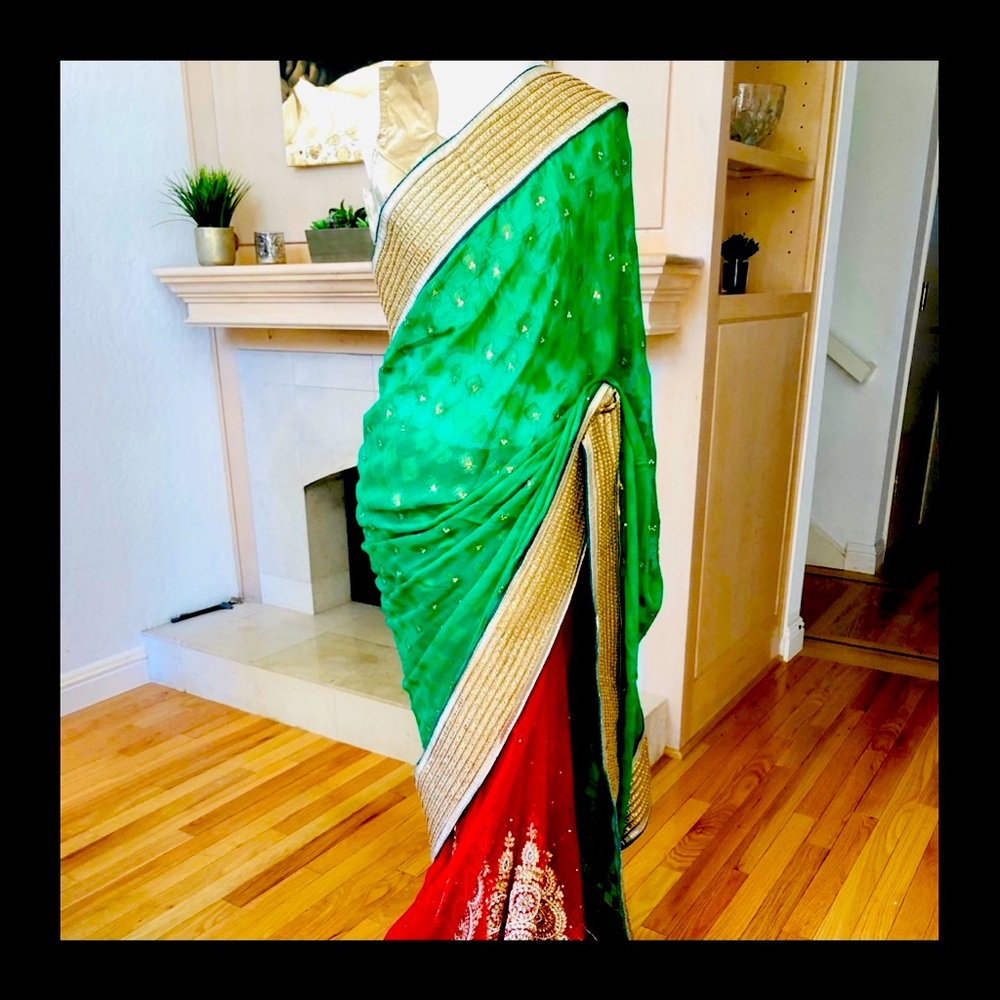 Gorgeous Indian saree Bollywood Lehenga traditional wedding wear